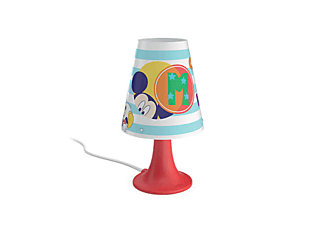 PHILIPS Mickey Asztali lámpa, 24 cm, LED, piros (71795/30/16)