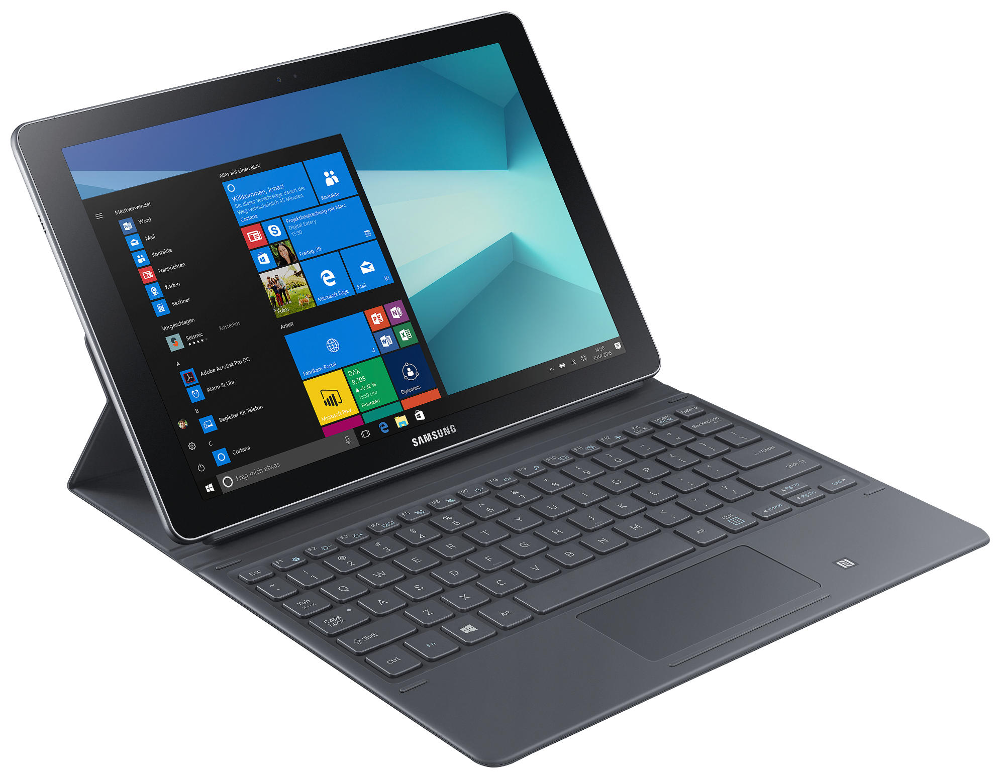 SAMSUNG Galaxy Book 10.6 Wi-Fi - 10,6 Zoll - Intel® Core™ m3 m3-7Y30 - 4 GB - 64 GB - Intel® HD 610 - Windows 10 Home (64 Bit)