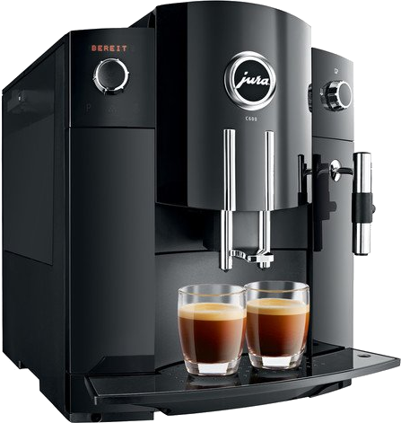 JURA Impressa C600, schwarz (15190) Kaffeevollautomat (Schwarz, Stahl-Kegel-Mahlwerk, 15 bar, Milchschlauch)