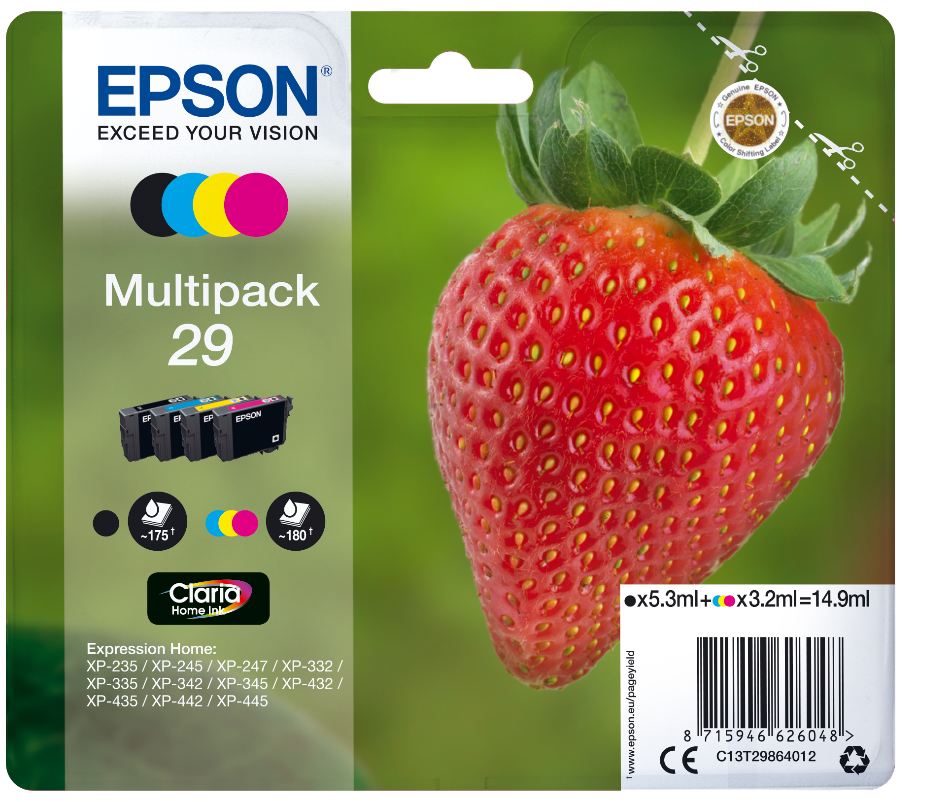 Epson T2986 Multipack 4-kleuren Claria Home Ink
