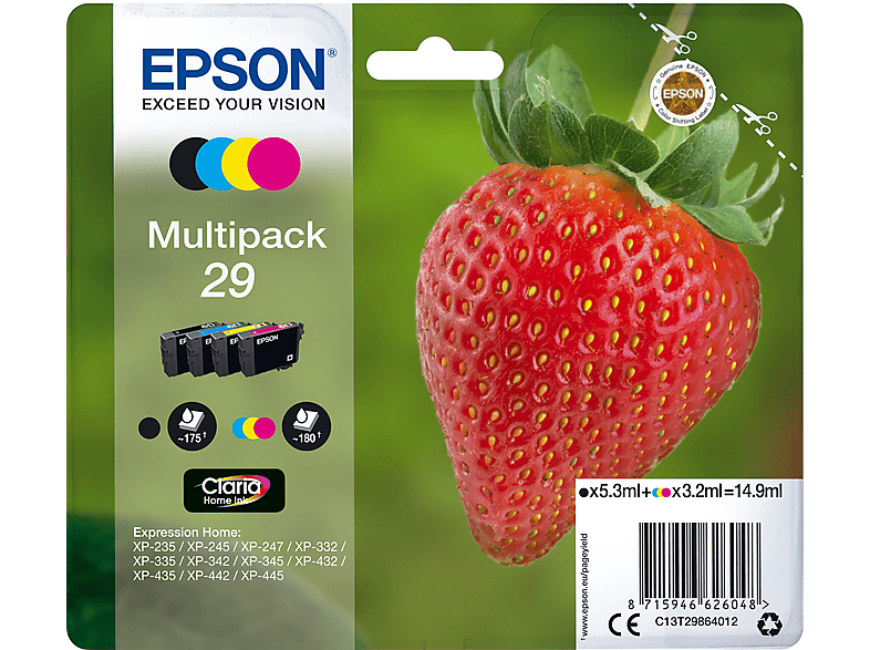 snap Fahrenheit als resultaat EPSON T2986 Multipack 4-kleuren Claria Home Ink kopen? | MediaMarkt