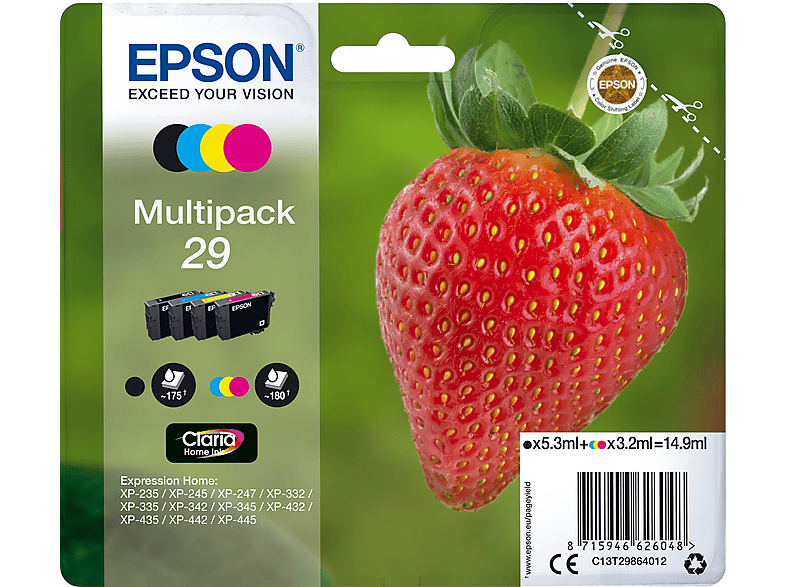 Epson T2986 Multipack 4-kleuren Claria Home Ink