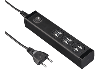 HAMA 121966 - Station de charge USB (Noir)
