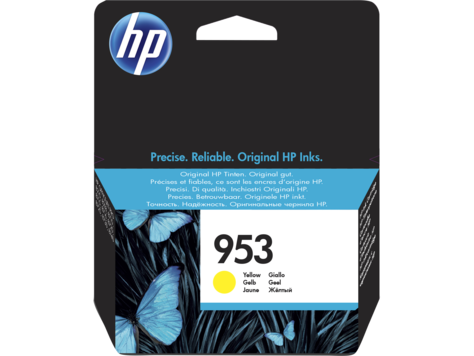 HP F6U14AE 953 sárga eredeti tintapatron