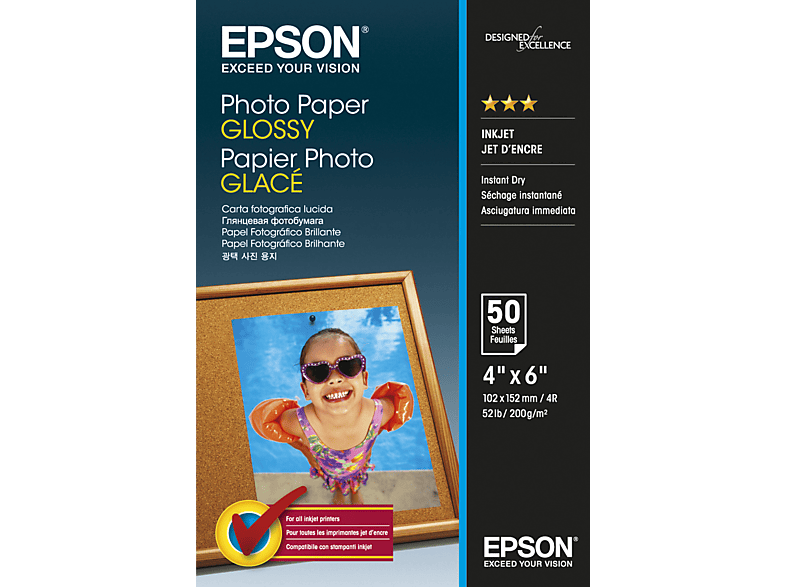 EPSON C13S042547 Fotopapier 15 Blatt 50 x cm 10