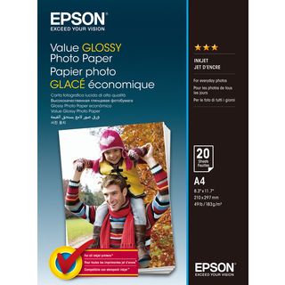 EPSON S400035 VALUE A4 183GR 20S - 