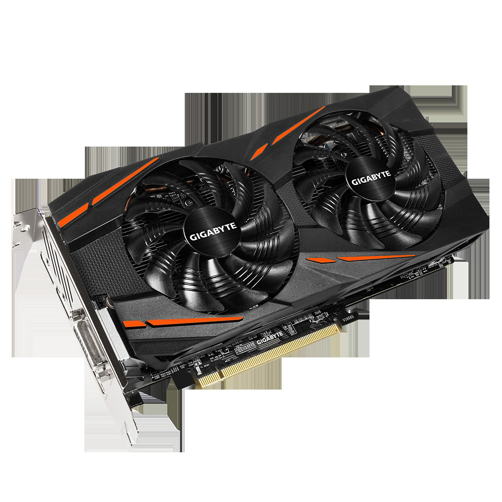 GIGABYTE Radeon RX 580 Gaming 8 GB (GV-RX580GAMING-8GD) (AMD, Grafikkarte)