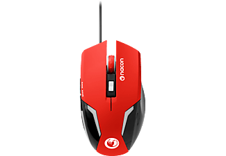 NACON nacon GM-105 - Rosso - Mouse gaming, cablato, 2400 dpi, Rosso