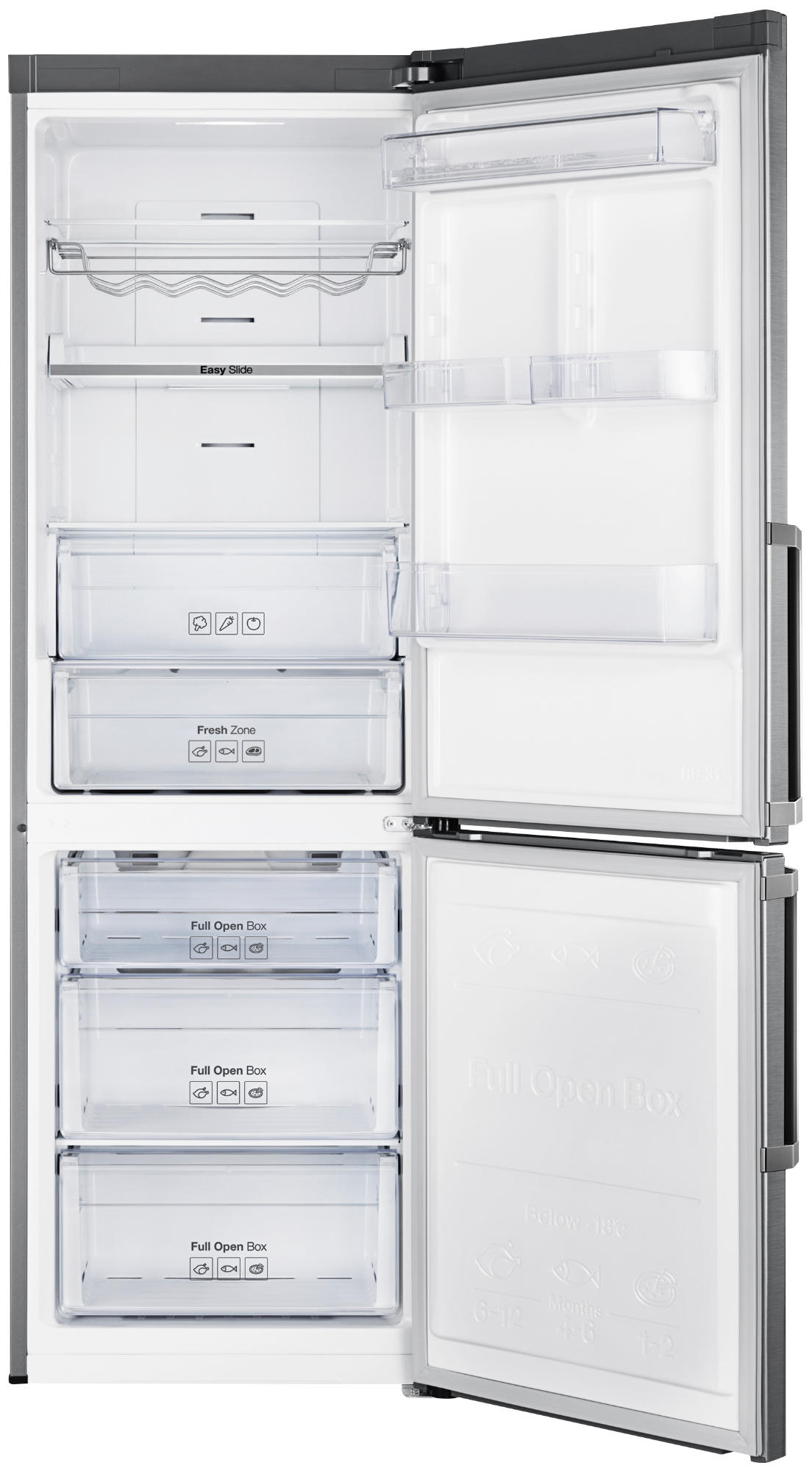 SAMSUNG RB33J3315SA - Combiné réfrigérateur-congélateur (Appareil sur pied)