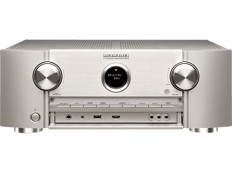 MARANTZ SR 6012 AVReceiver (9.2 Kanäle, 185 Watt pro Kanal, Silber