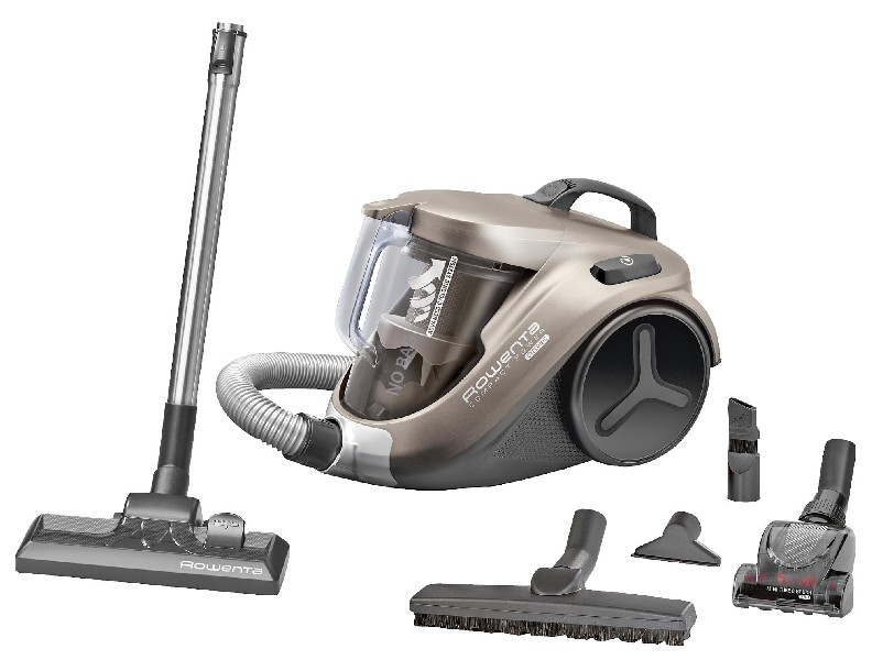 Aspirador sin bolsa - Rowenta RO3786 Compact Power Cyclonic Animal Care, 750 W, 1.5 L, Ciclónico