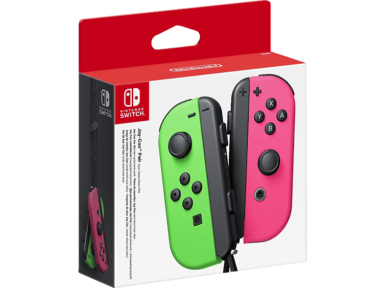 Controller Switch Nintendo Neon-Grün/Neon-Pink für Switch Joy-Con 2er-Set NINTENDO