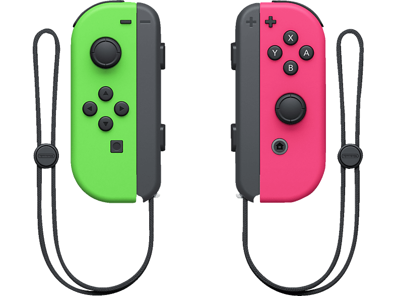 Nintendo Switch Joy-Con Controller 2er-Set Neongrün/Neonrosa