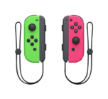 Joy-Con Controller 2er-Set Neongrün/Neonrosa
