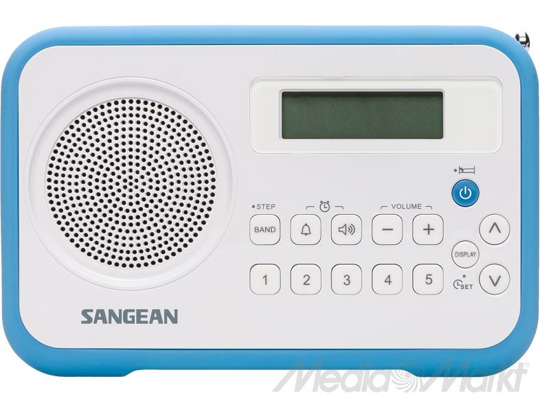 SANGEAN PR-D18W/B AM / FM-Sztereó szintézeres hordozható rádió (kék)