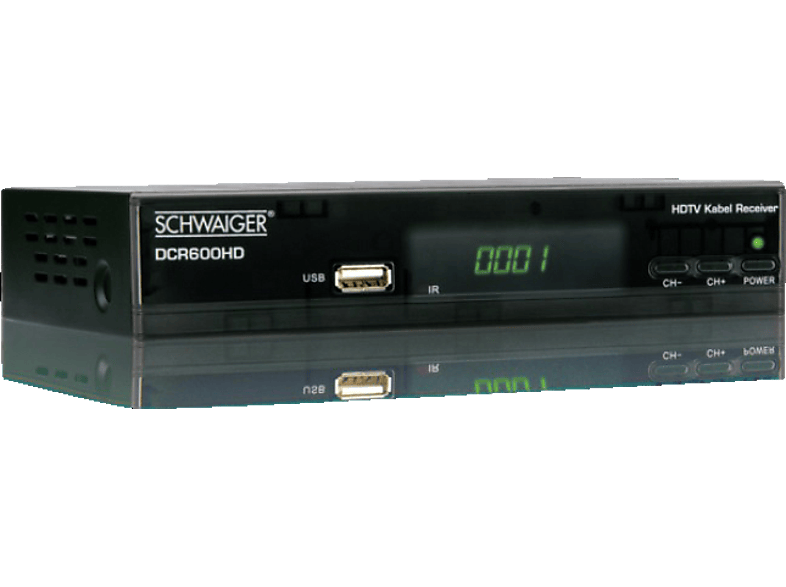 Schwaiger Dcr600hd Kabel Receiver Hdtv Dvb C Schwarz Kabel Receiver Kaufen Saturn