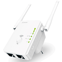 STRONG Universal Repeater 300 - bis zu 300 Mbit/s bei 2,4 GHz - WPA/WPA2 - weiß