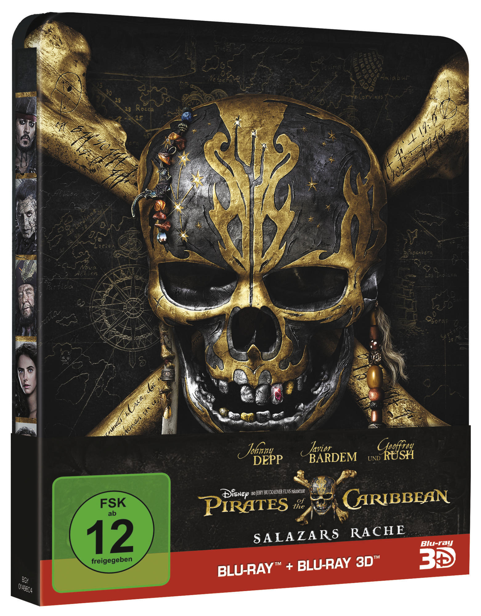 Pirates of the Caribbean: Salazars Rache (2D+3D) - Steelbook Edition ltd. 3D Blu-ray (+2D)