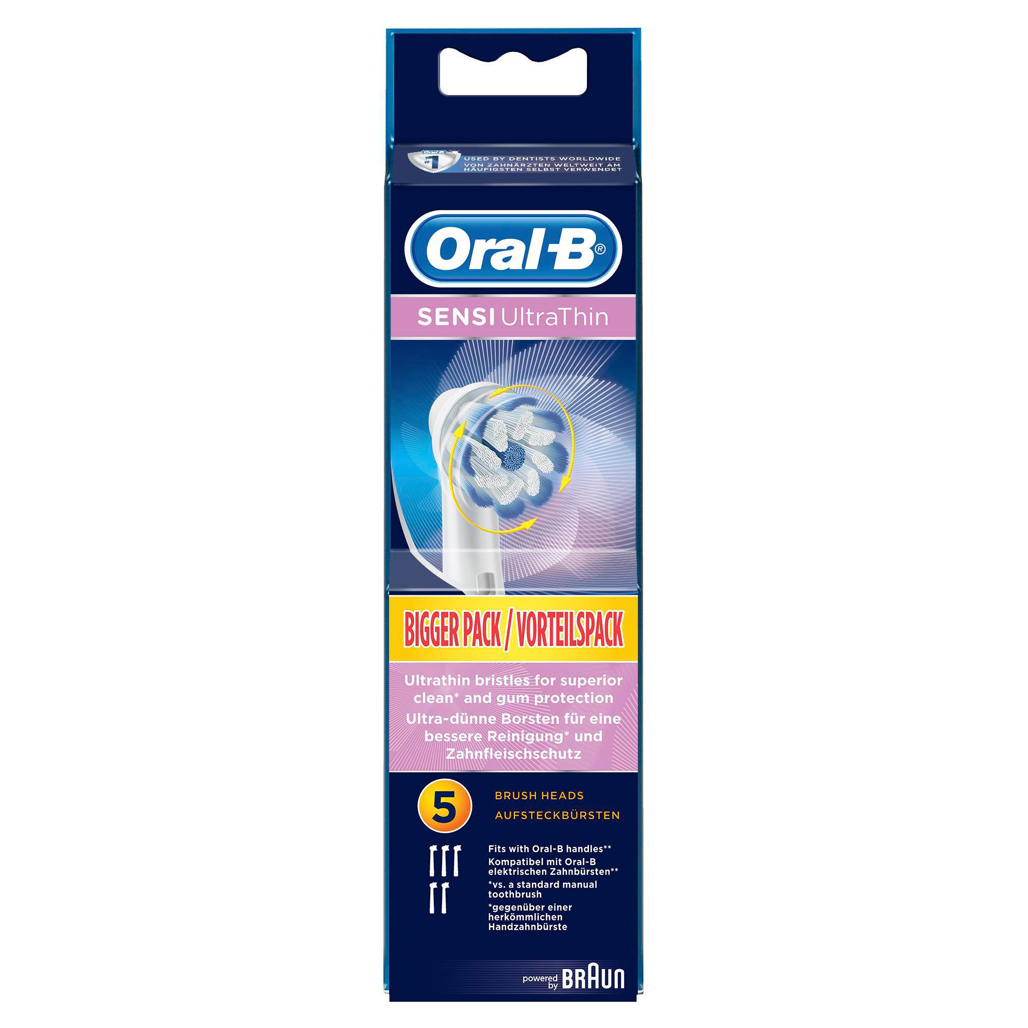 ORAL-B Oral-B SENSI UltraThin 5er - Brossettes enfichables (Blanc)