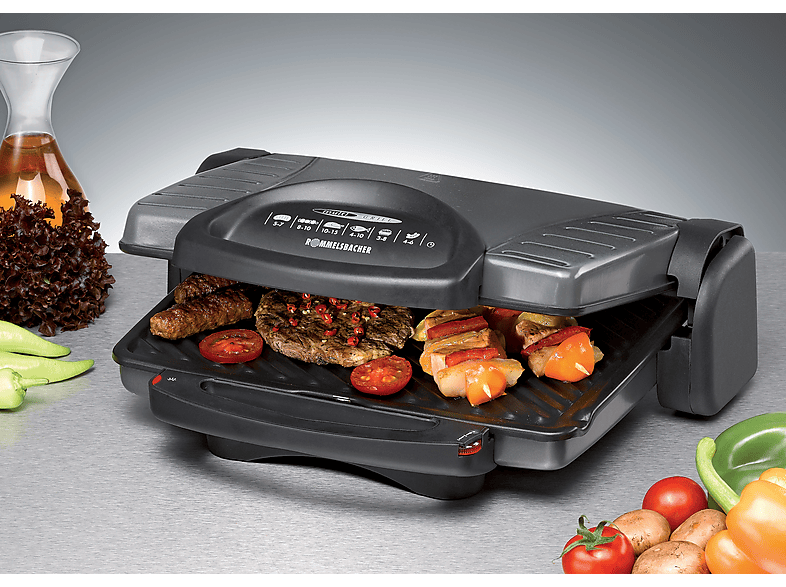 Rommelsbacher KG 1800 Kontaktgrill  anthrazit
