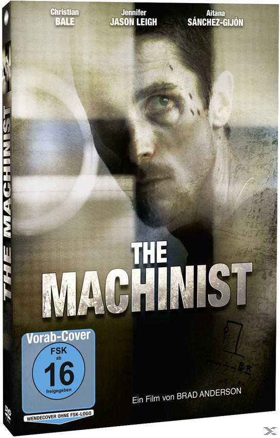 DVD-Hülle des Films 'The Machinist' mit Christian Bale.