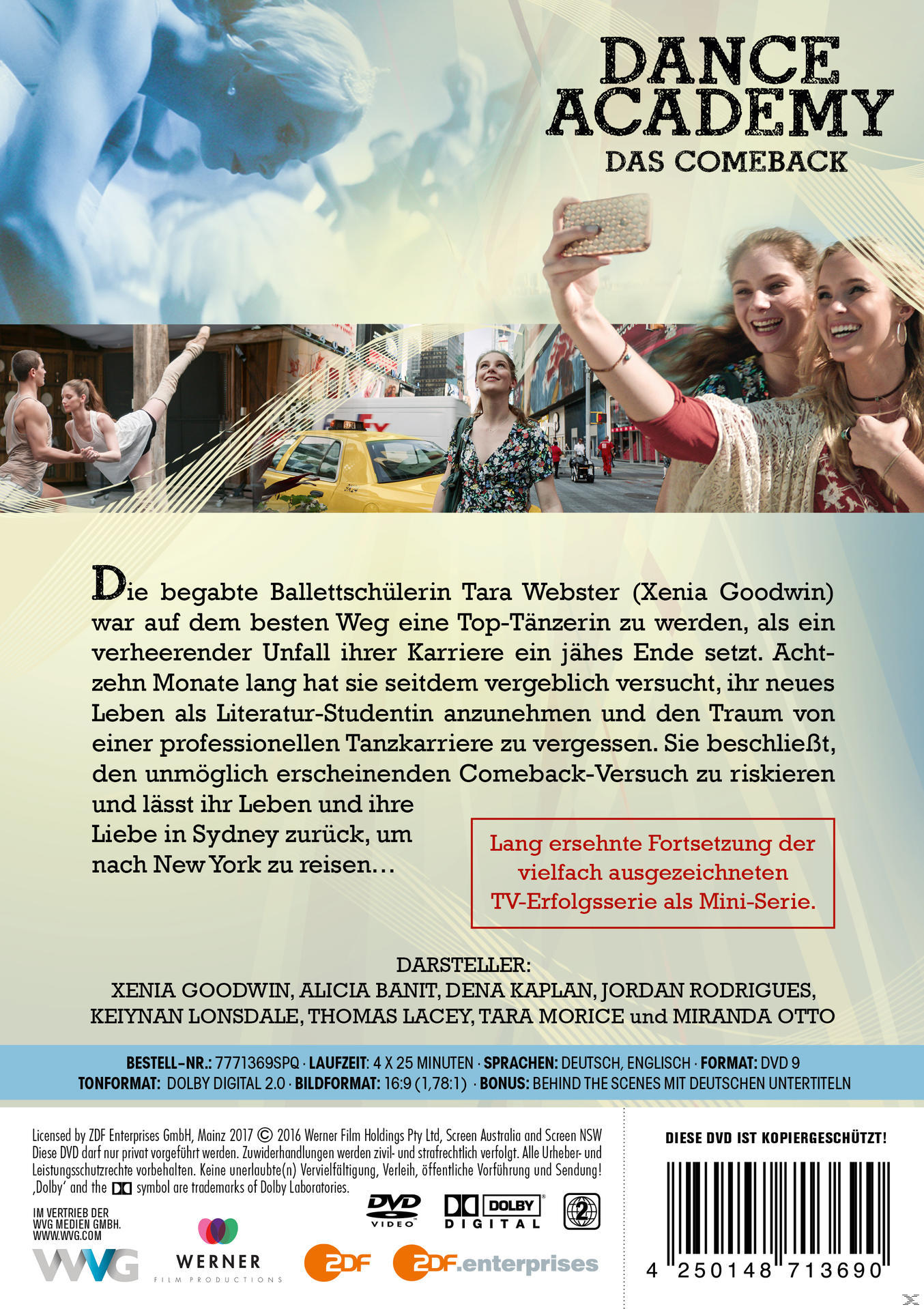 Dance Academy - Das Comeback - Die komplette Mini-Serie [DVD]