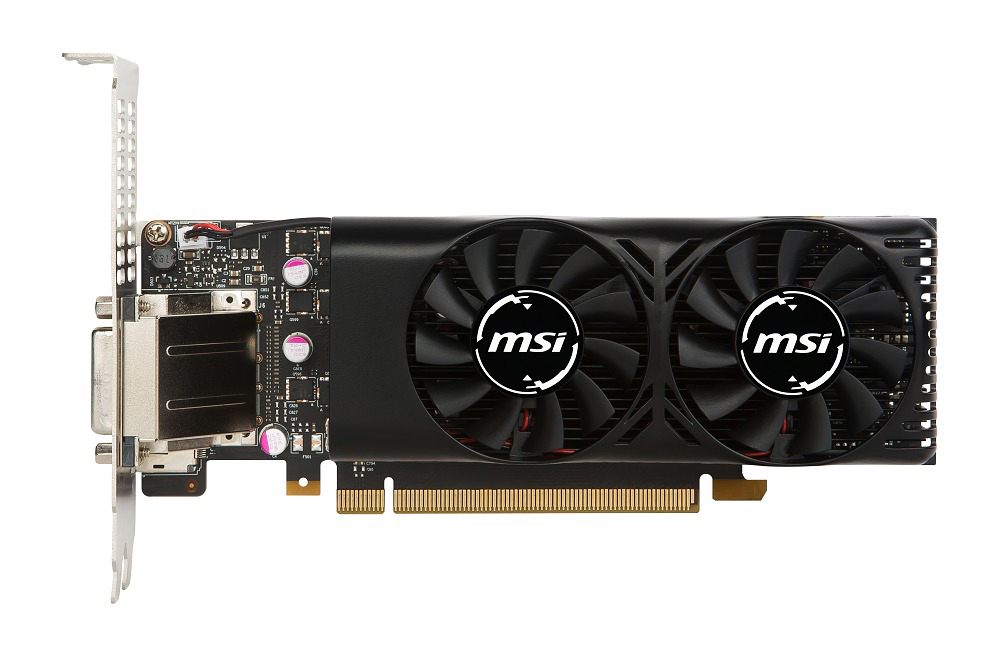 MSI GeForce® GTX 1050 2GT LP 2GB (V809-2410R) (NVIDIA, Grafikkarte)