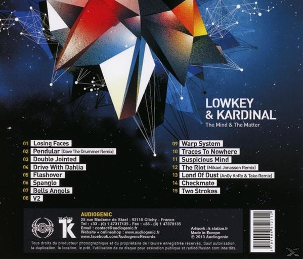 Lowkey & Kardinal - The Mind And The Matter  - (CD)
