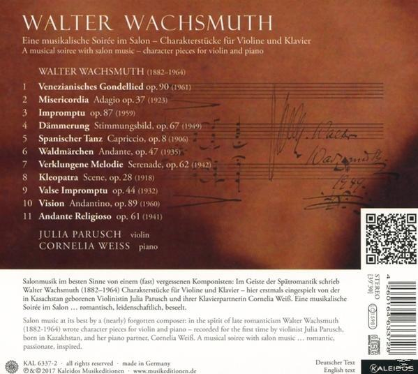 Parusch,Julia/Weiss,Cornelia - Eine musikalische Soiree  - (CD)