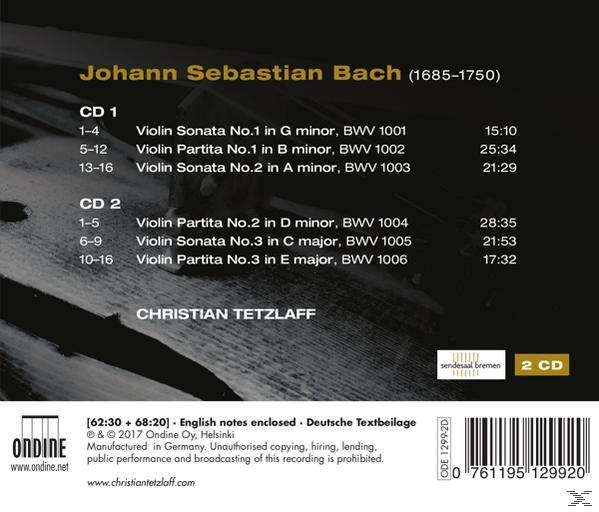 CD-Rückseite mit Musiktiteldetails, Künstlername und Barcode.