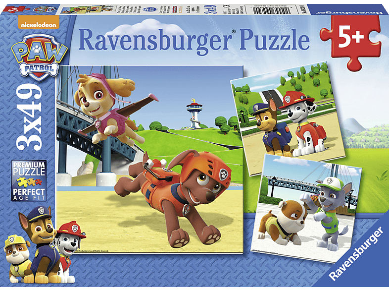 RAVENSBURGER auf Puzzle Pfoten 4 Team