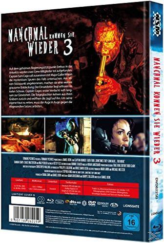 DVD-Hülle: Manchmal Können Sie Wieder 3, mit einer Horrorszene und Text.