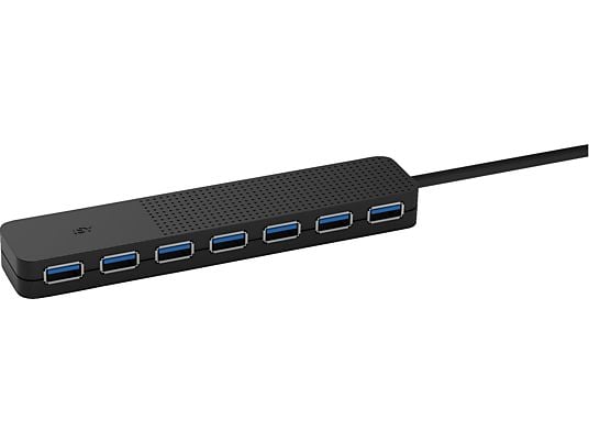 ISY IHU 3001 USB-Hub - USB-Hub (Schwarz)