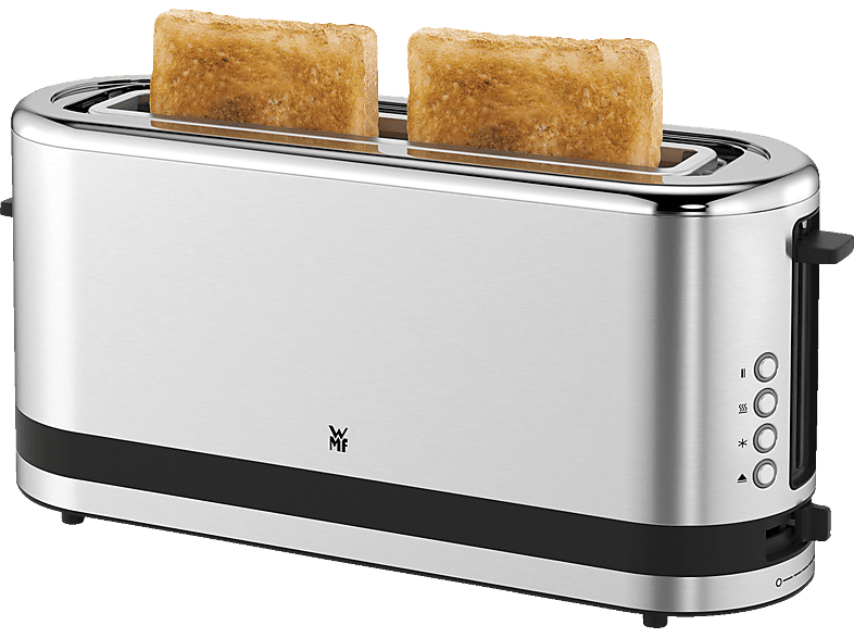 WMF 04.1412.001 KÜCHENminis® Toaster Edelstahl matt (900 Watt, Schlitze: 1)