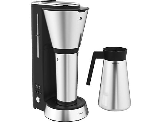 WMF KÜCHENminis Aroma Thermo to go - Macchina da caffè filtro (Acciaio inossidabile/Nero)