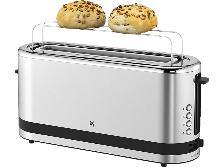 WMF 04.1412.001 KÜCHENminis® Toaster Edelstahl matt (900 Watt, Schlitze: 1)