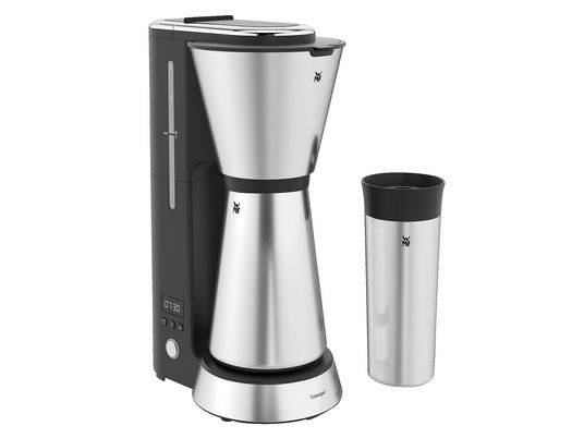 WMF KÜCHENminis Aroma Thermo to go - Cafetière filtre (Acier inoxydable/Noir)