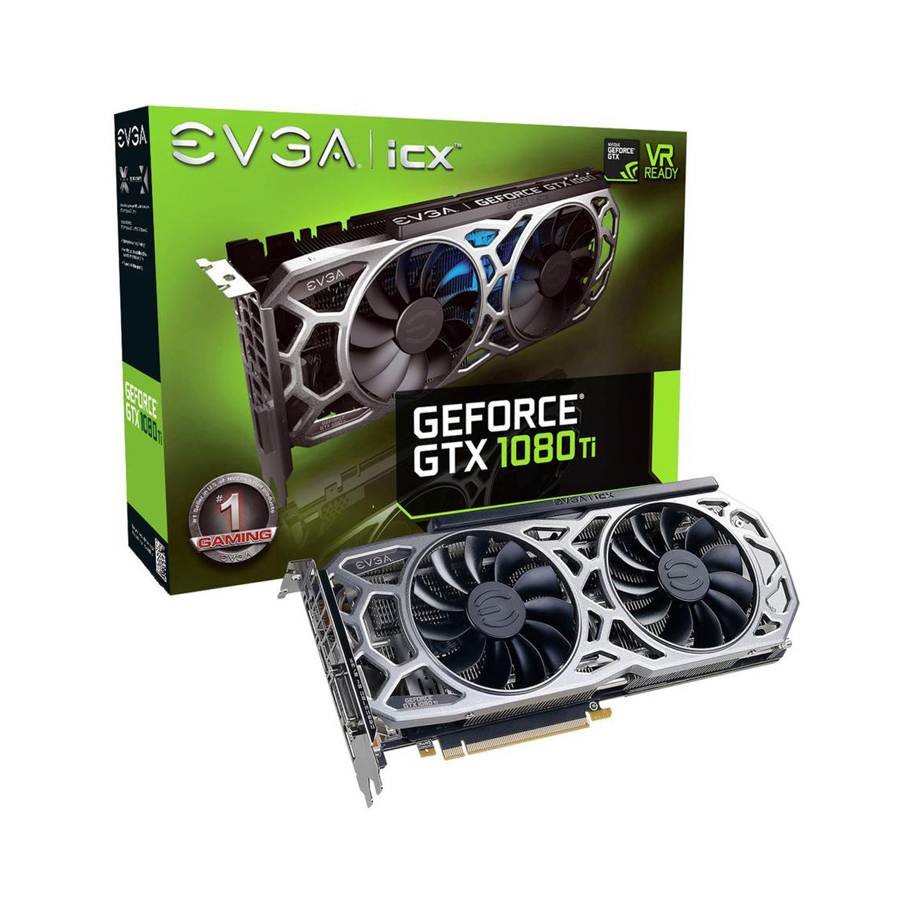 EVGA GeForce® GTX 1080 Ti SC2 GAMING (11G-P4-6593-KR) (NVIDIA, Grafikkarte)