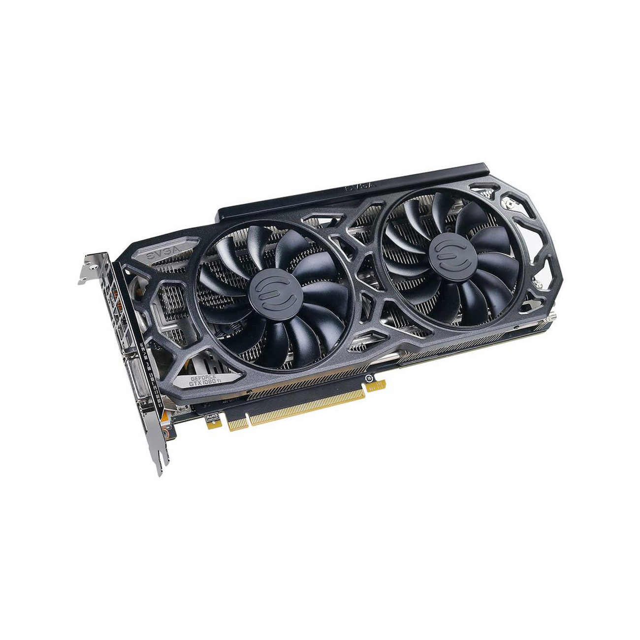 EVGA GeForce® GTX 1080 Ti SC Black Edition GAMING (11G-P4-6393-KR) (NVIDIA, Grafikkarte)