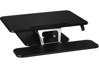 HAMA 95823 WORKSTATION ATTACHMENT M BLK - Aufsatz für Sitz-Steh-Arbeitsplatz (Schwarz)