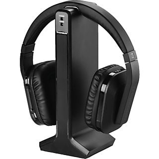 THOMSON WHP5327 DIGITAL - Cuffie radio con stazione di ricarica (Over-ear, Nero)