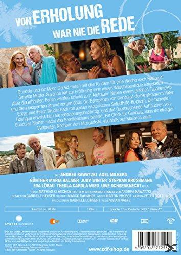 DVD-Rückseite mit Bildern von Personen und deutschem Text über einen Film.