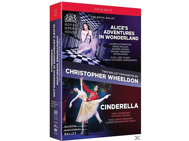 THE ROYAL BALLET/DUTCH NATIONAL BAL Wonderland/Cinderella - Alice\'s (DVD) Adventures in 