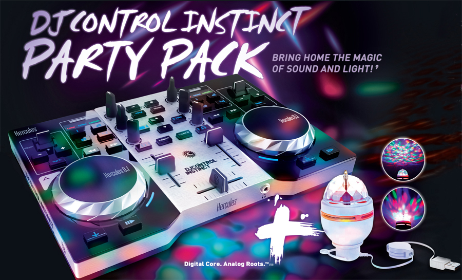 DJ-Controller Series Pack S HERCULES Instinct Party