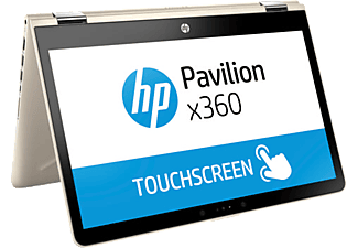 HP Pavilion x360 Intel Core i5-7200U 8GB 256SSD 2 GT 940MX Touch penFHD (2GS62EA) Laptop Gold Outlet