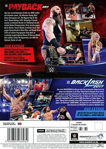 Payback/Backlash 2017 (Double Feature) DVD