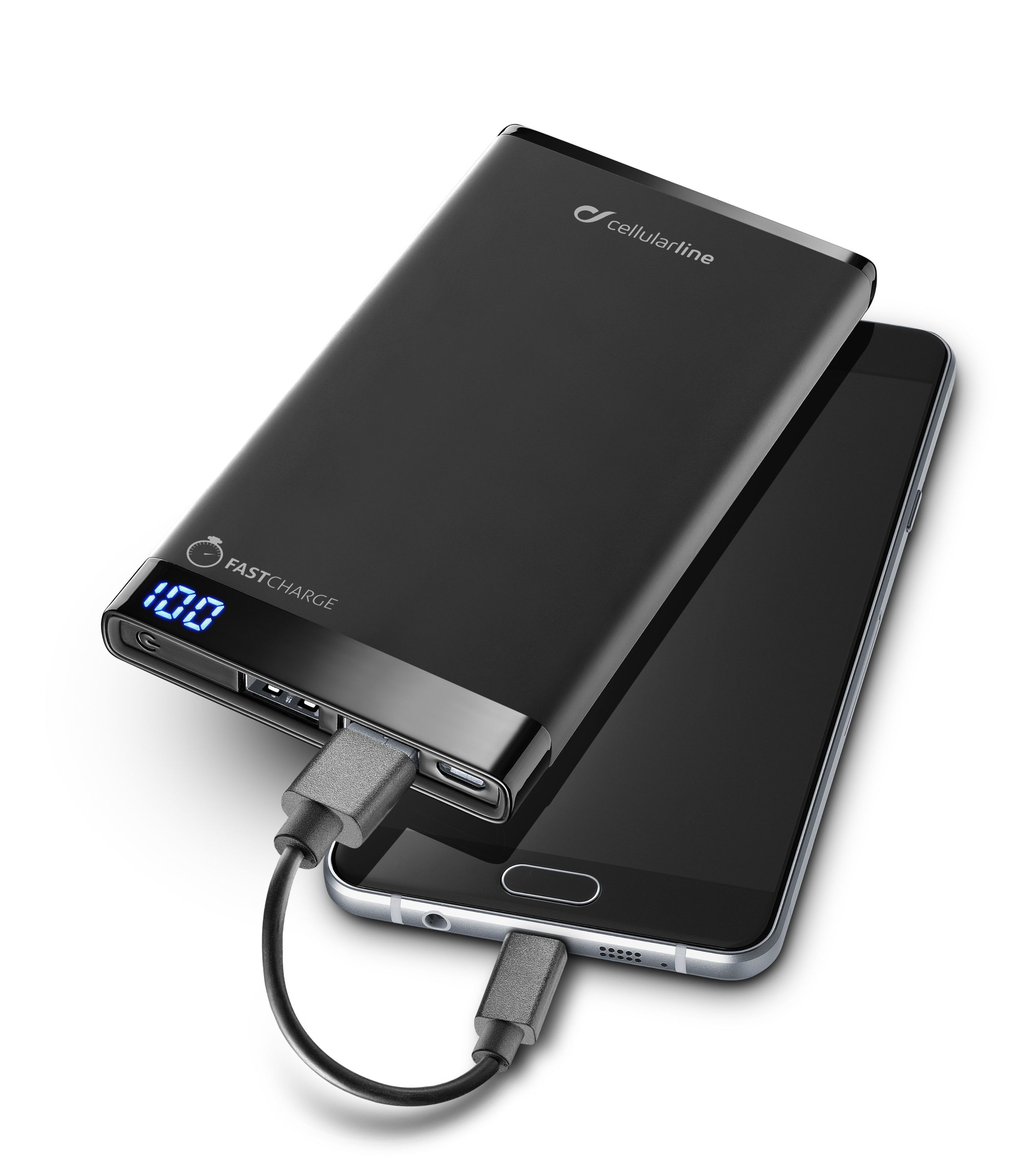 CELLULAR LINE Line Manta 6000mAh Taşınabilir Şarj Cihazı Siyah