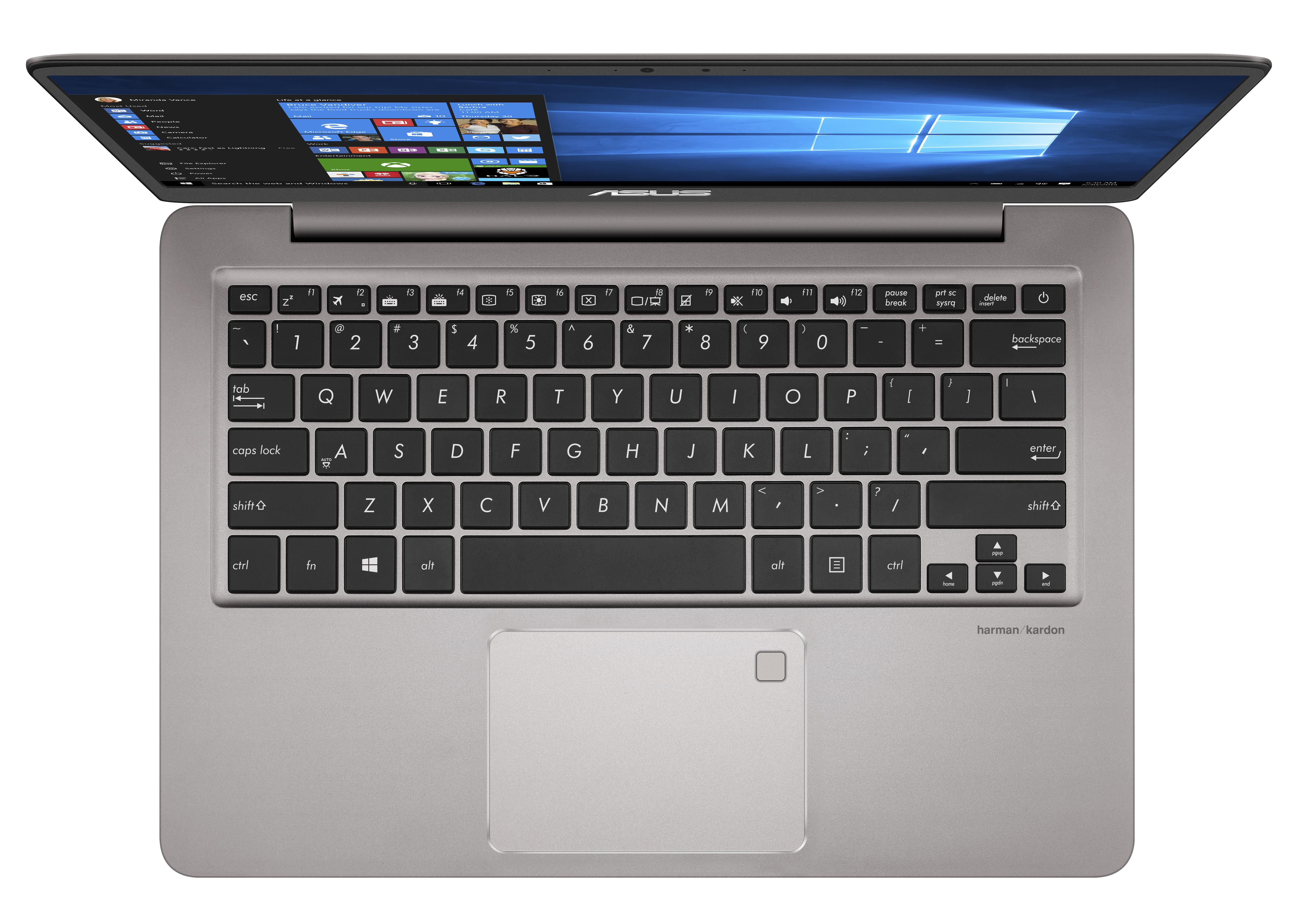 ASUS Notebook ZenBook 14 UX3410UA-GV439T, grau (90NB0DL3-M08730) Notebook, 14 Zoll, Full-HD, Intel® Core™ i7-8550U Prozessor
(8MB Cache, bis zu 4 GHz), 8 GB, 256 GB SSD