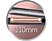 REMINGTON REMINGTON S8598 - Raddrizzatore Keratin Protect - 110 mm - Grigio/Rosa - Piastra per capelli (Grigio/Rosé)