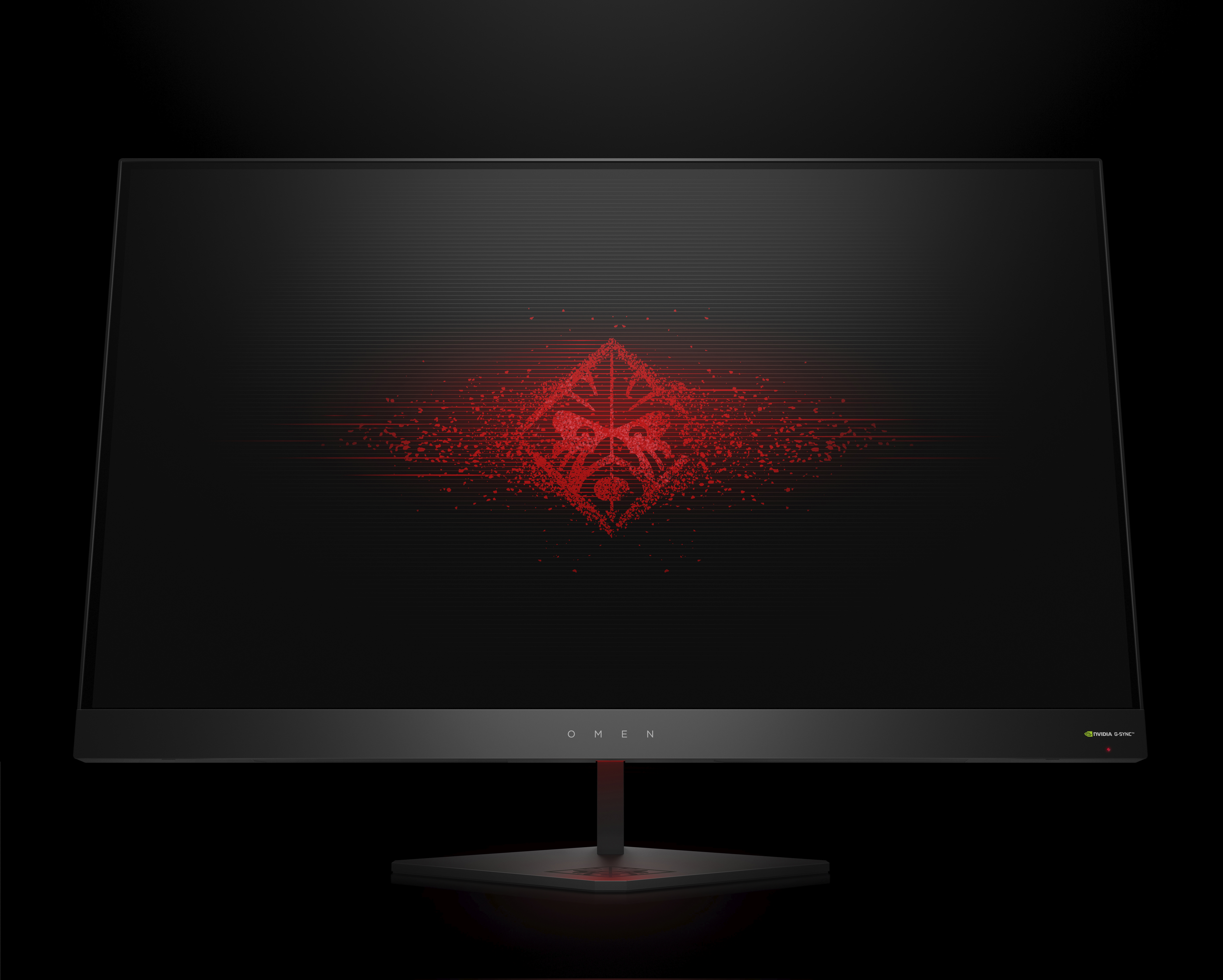 HP Gaming Monitor Omen 27 Zoll LED WQHD TN-Panel - Ausstellungsstück 27 Zoll Monitor, WQHD, 1,8 ms Reaktionszeit, 350 cd/m², Schwarz